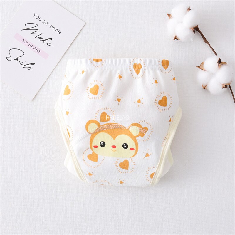 Cartoon Gauze Training Pants Diaper BB16 YEECHOP