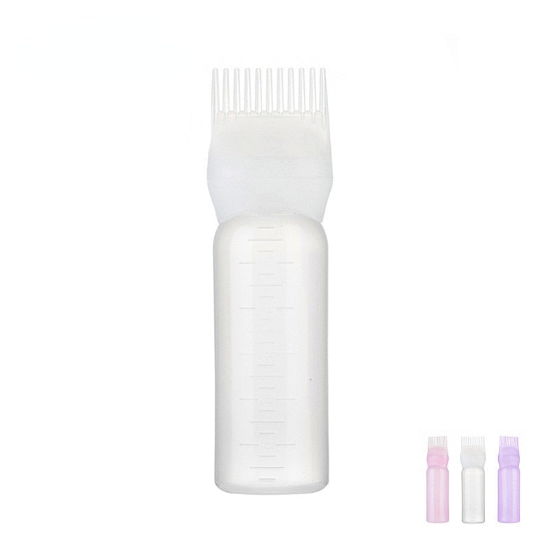 120ml Salon Hair Color Empty Bottle with Applicator Brush WG28 YEECHOP