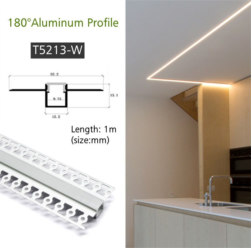 Recessed LED Aluminum Linear Trough LT60