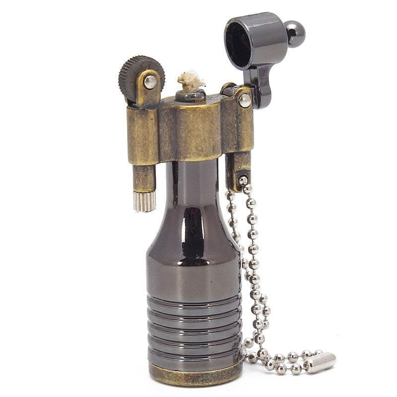 Retro Bullet Flint Grinding Wheel Oil Lighter SR28 YEECHOP