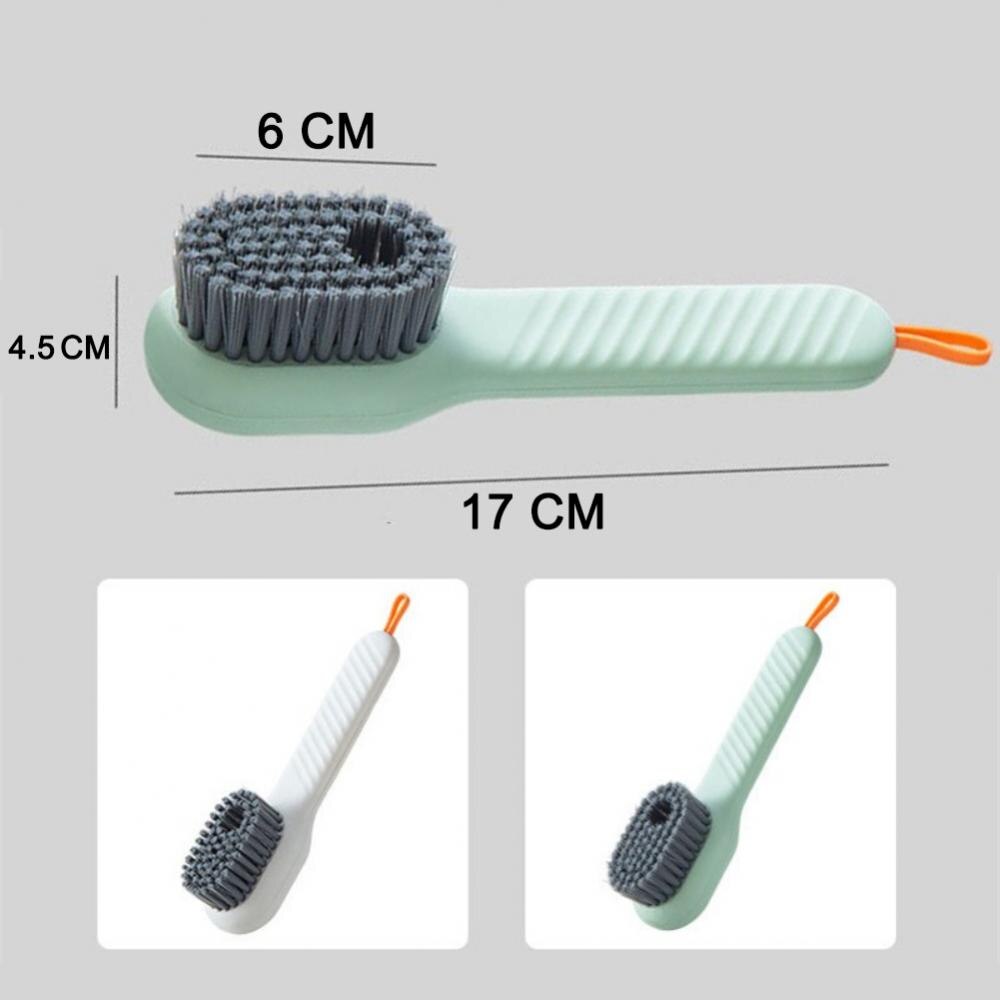 Multi-function Soft Bristle Liquid Shoe Brush HM95