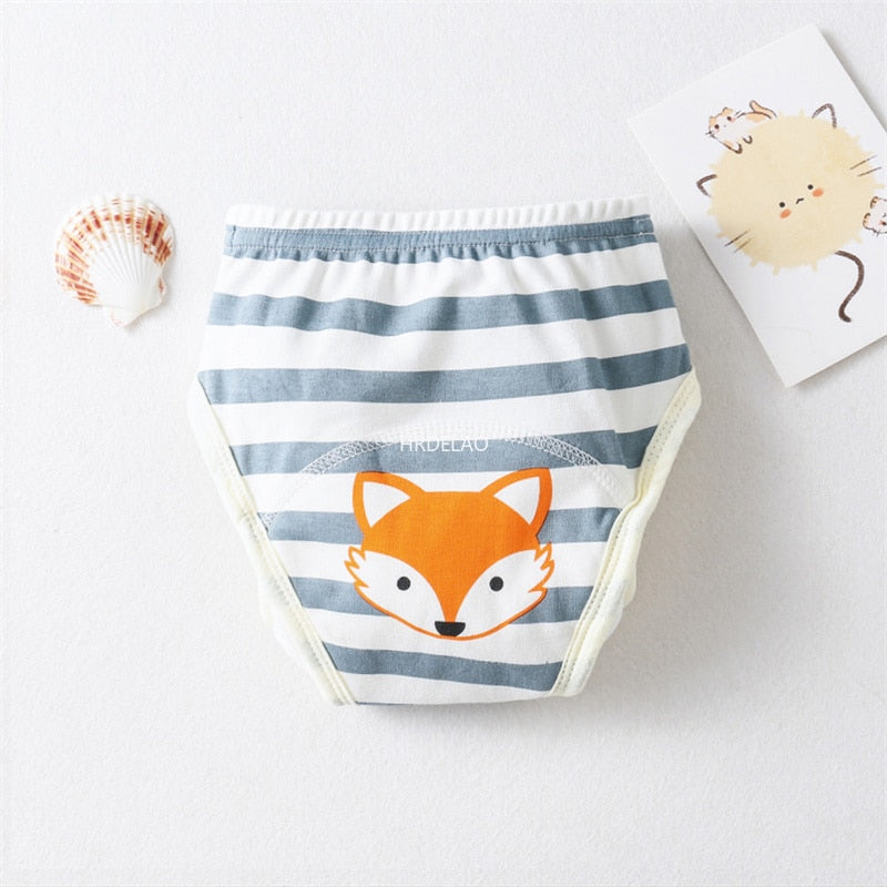 Cartoon Gauze Training Pants Diaper BB16 YEECHOP