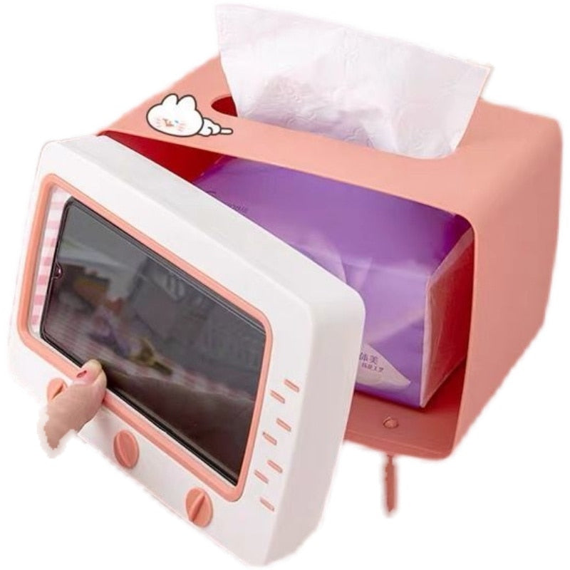 Cute Plastic Tissue Box HM86