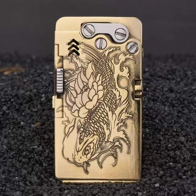 Handmade Brass Titanium Alloy Lighter SR42 YEECHOP