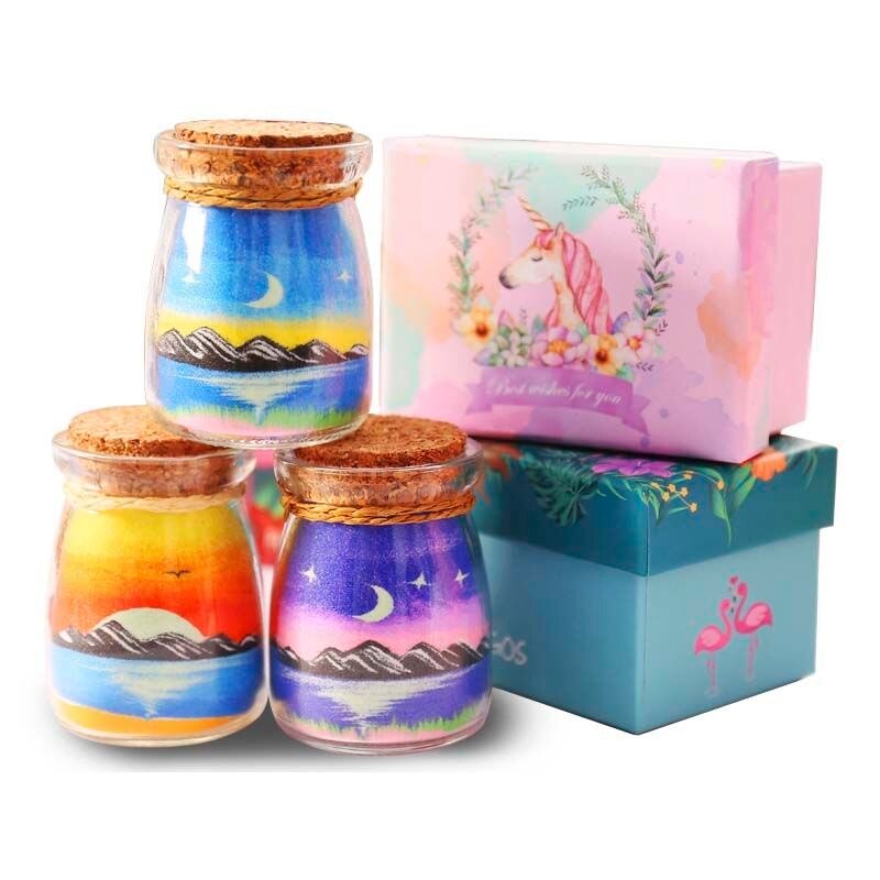 Creative Handmade Colored Sand Bottle Painting SP4 YEECHOP