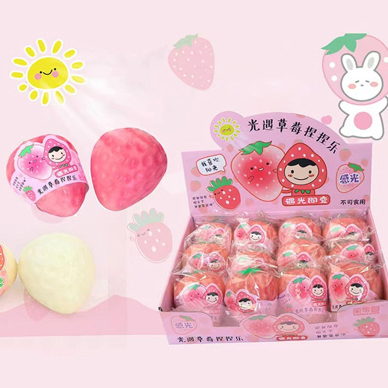 Strawberries Squishy Squeeze Toy PM14 YEECHOP