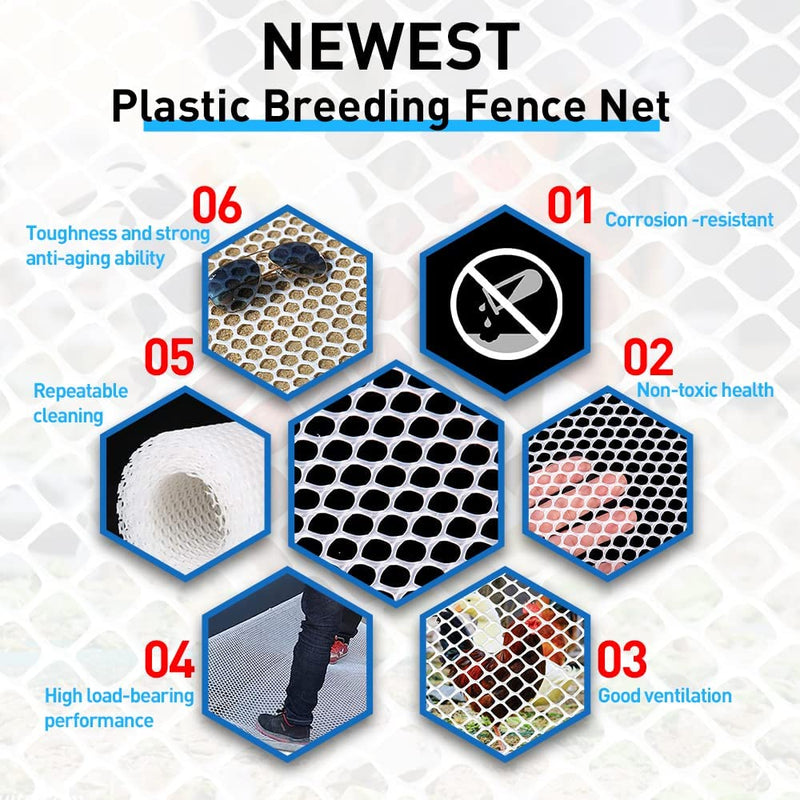 8MM Hole Plastic Safety Netting HM47 YEECHOP