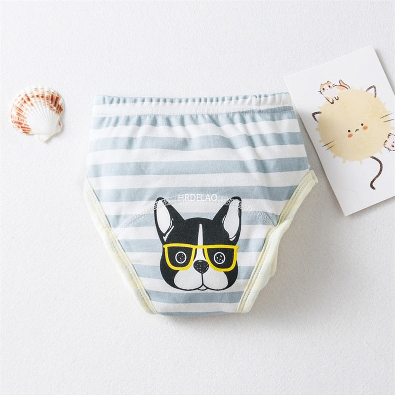 Cartoon Gauze Training Pants Diaper BB16 YEECHOP