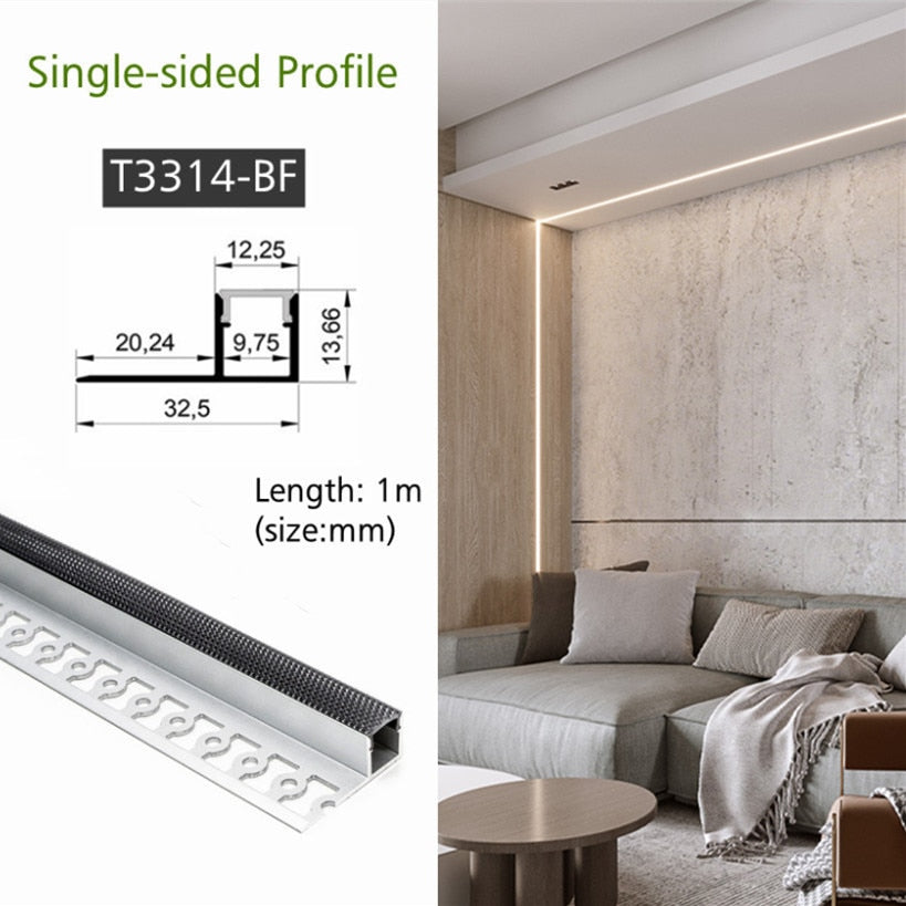 Led Ceiling Trough Recessed LED Aluminum Linear Trough LT60