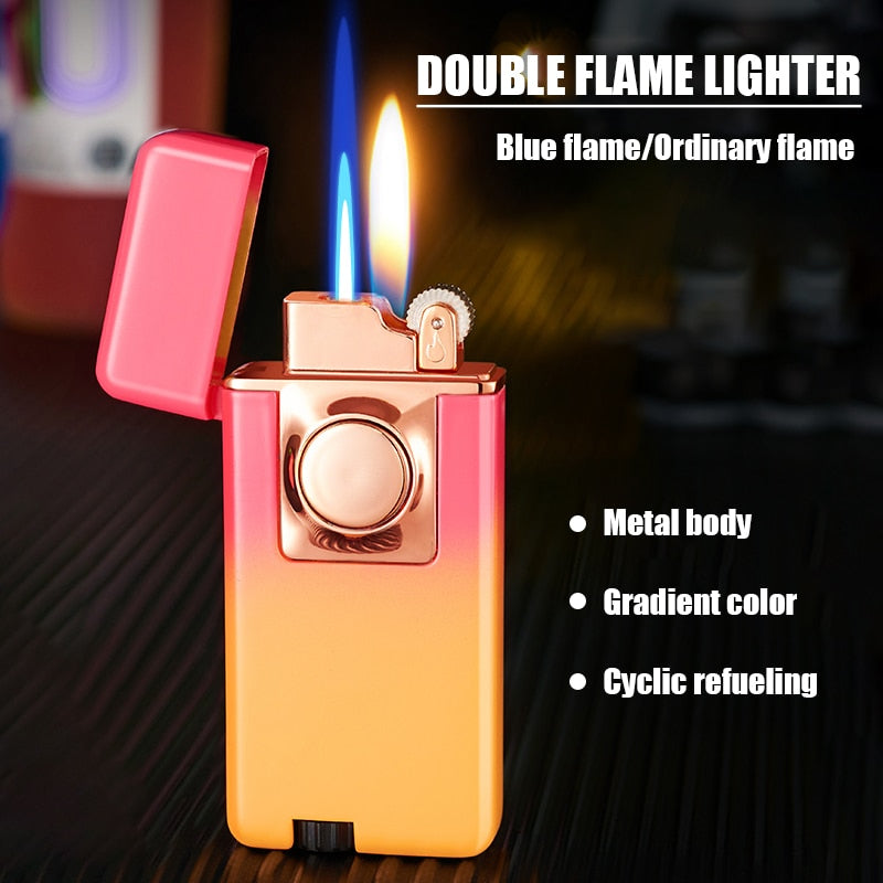 2 in 1 Gradient Windproof Lighter SR93