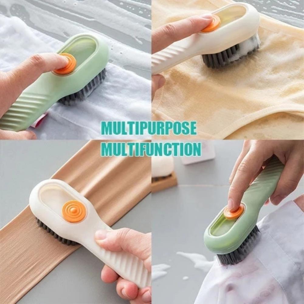 Multi-function Soft Bristle Liquid Shoe Brush HM95