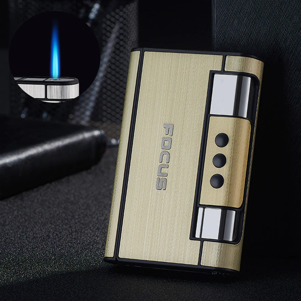 Automatic Push Tobacco Lighter Cigarette Box SR73 YEECHOP