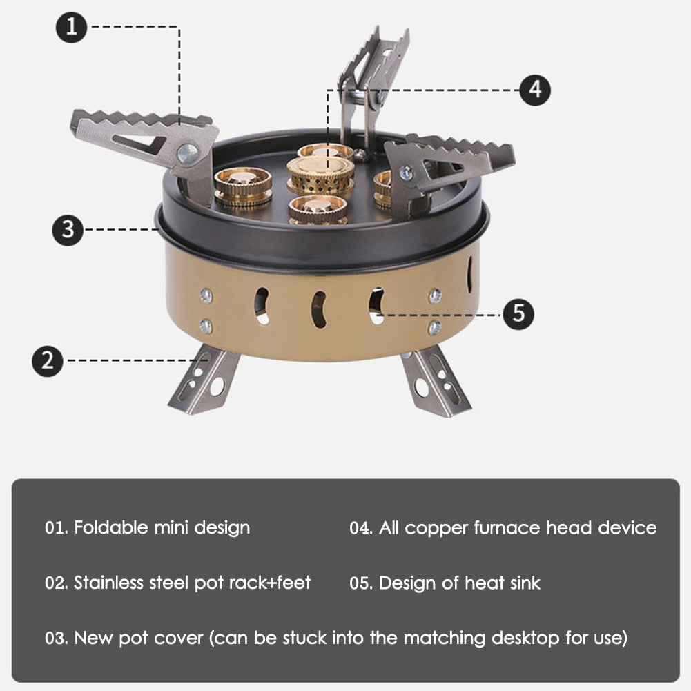 Mini Portable Camping Gas Stove GD32