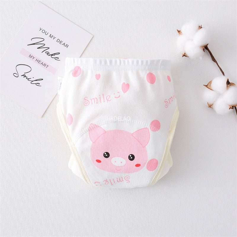 Cartoon Gauze Training Pants Diaper BB16 YEECHOP