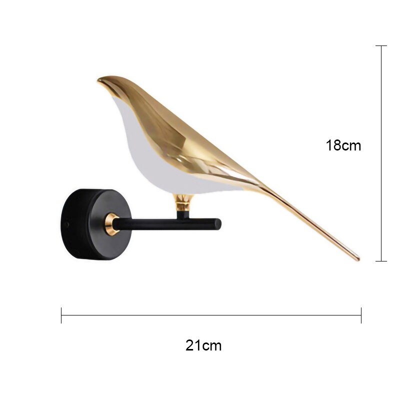 LED Wall Lamp Magpie Bird Model Light LT49 YEECHOP