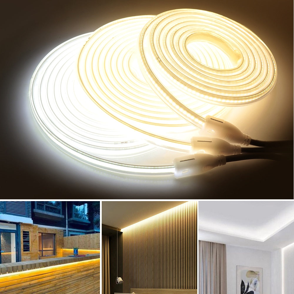 220V COB LED Waterproof Strip Light LT57