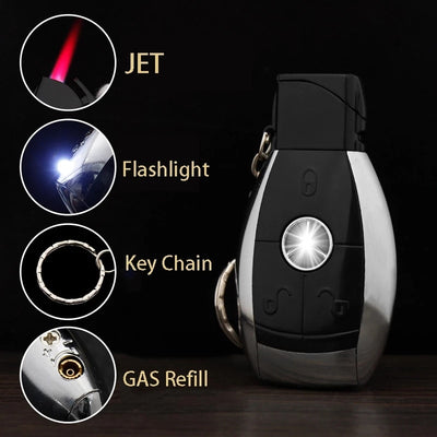 Car Key Rechargeable Inflatable Metal Lighter SR96