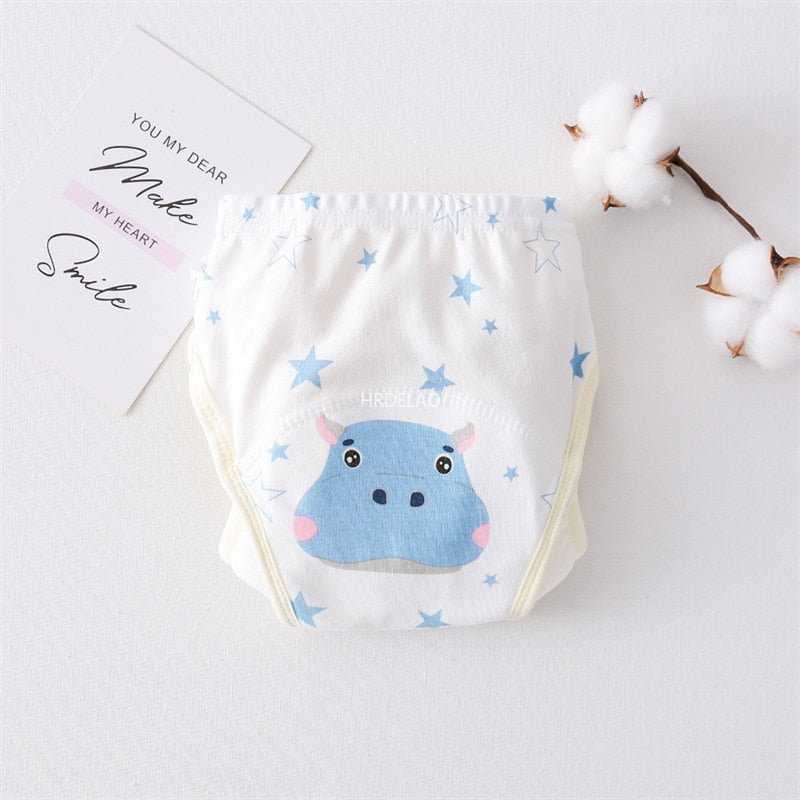 Cartoon Gauze Training Pants Diaper BB16 YEECHOP