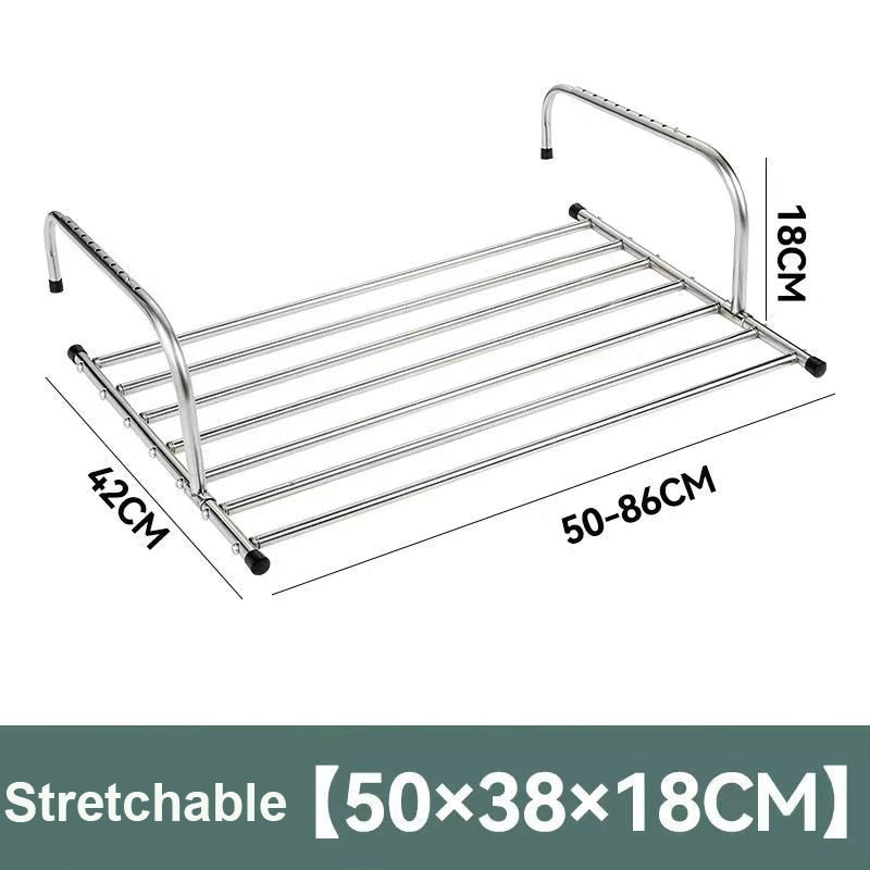 Balcony Stainless Steel Telescoping Frame HM74 YEECHOP