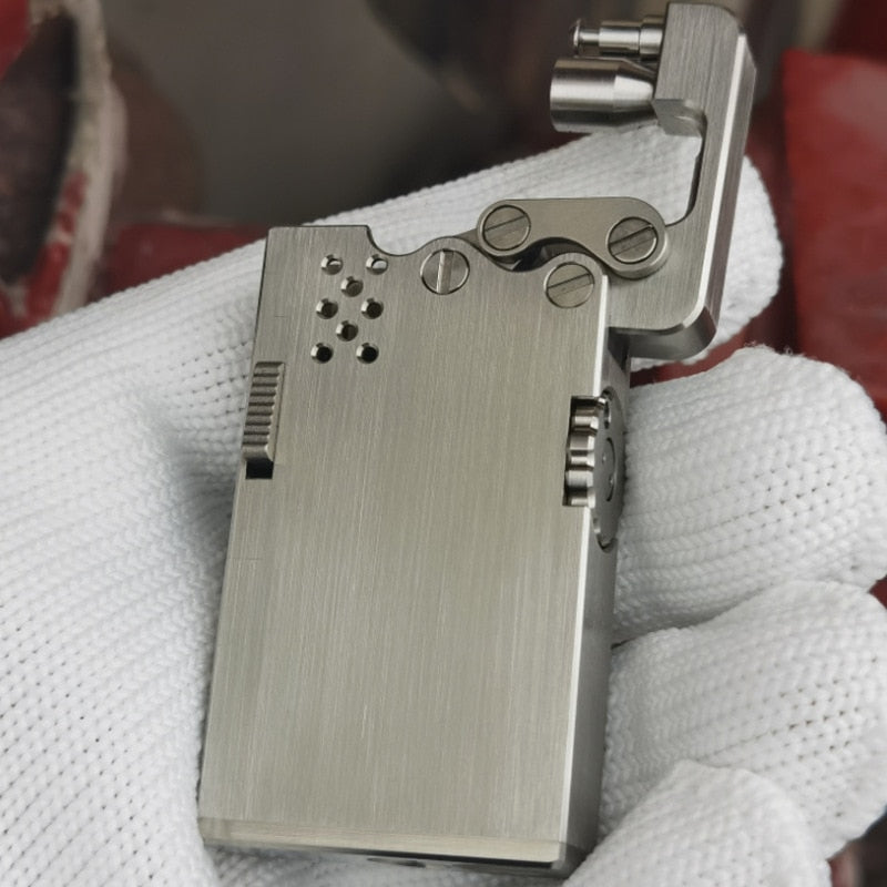 Handmade Brass Titanium Alloy Lighter SR42 YEECHOP