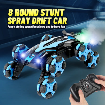 8 Wheels Spray Stunt Drift Remote Control Car RC13 YEECHOP