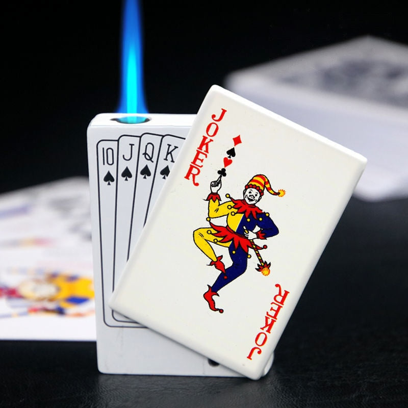 Metal Playing Cards Jet Lighter SR40 YEECHOP