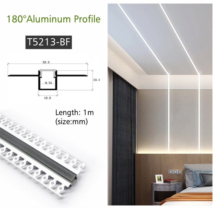 Recessed LED Aluminum Linear Trough LT60