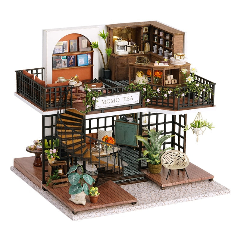 Wooden Miniature Dollhouse 3D4 YEECHOP