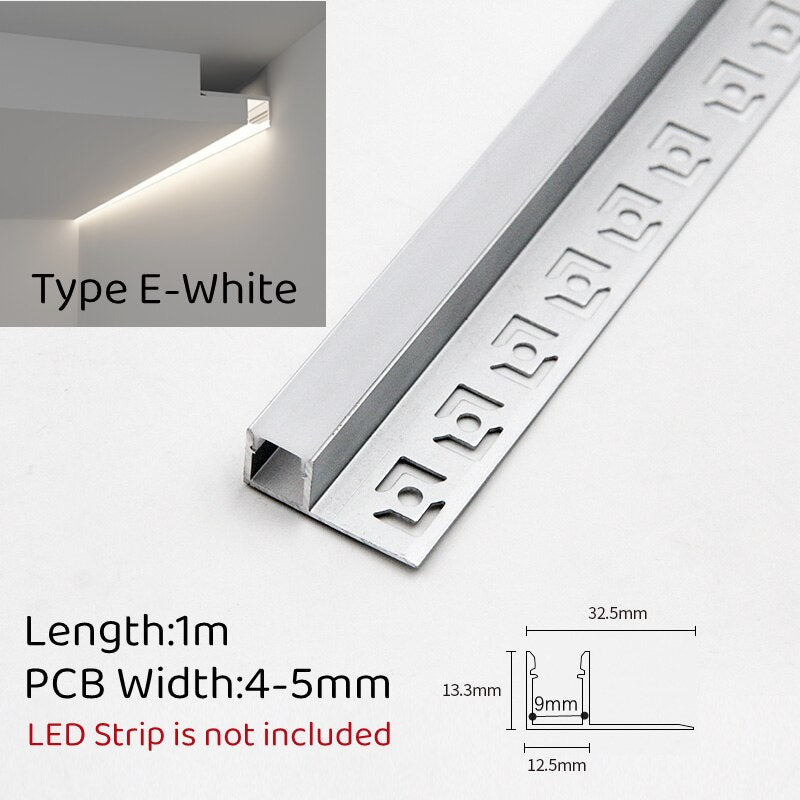 Ceiling LED Concealed Aluminum Profile LT62