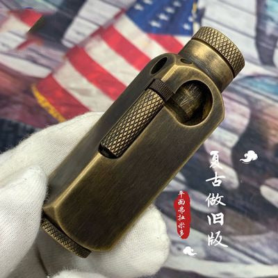 Handmade Pure Copper Carving Kerosene Lighter SR88