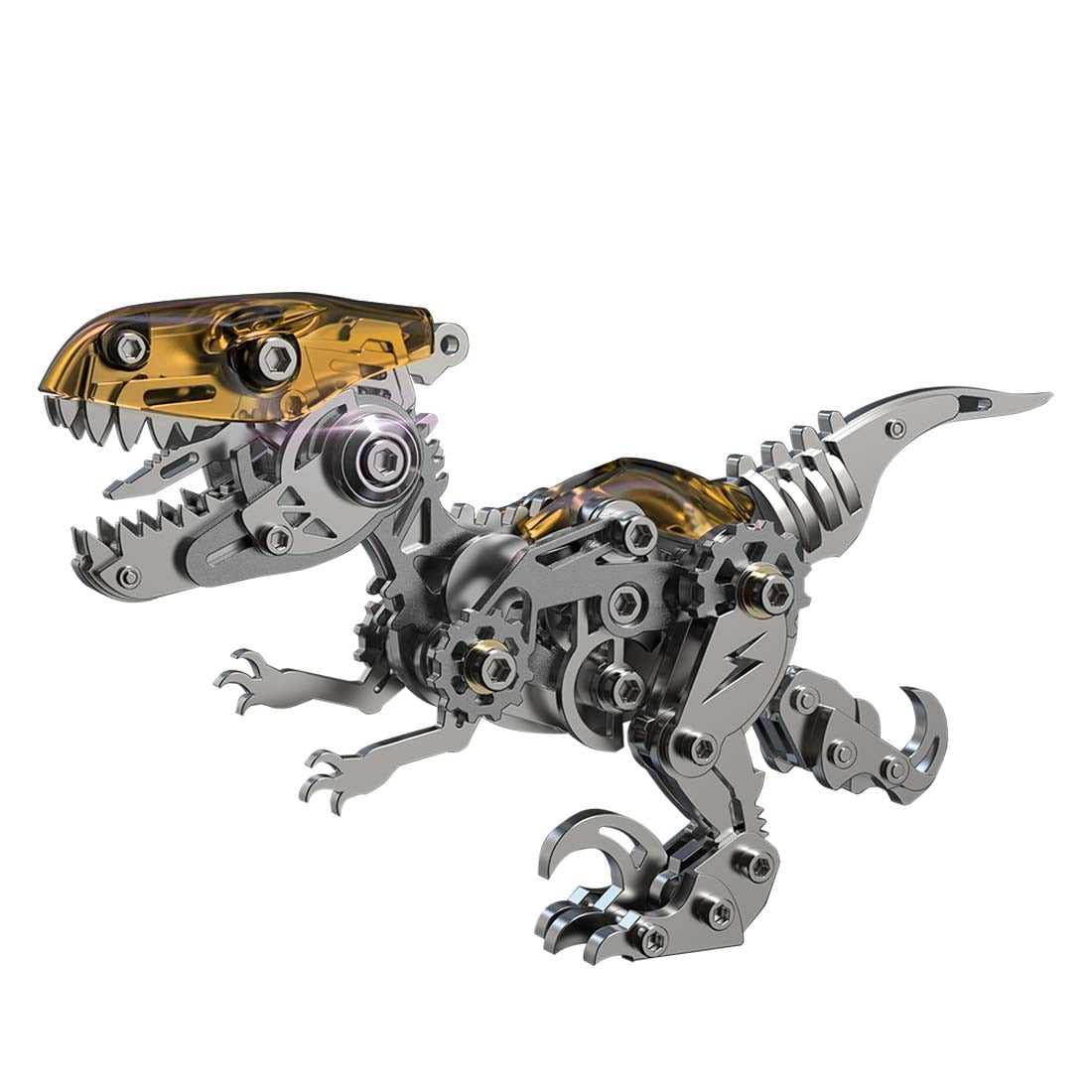 Metal Velociraptor Model Assembly Kits PM18 YEECHOP