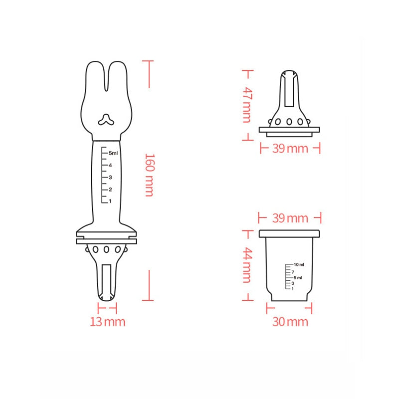 Cartoon Bear Baby Medicine Feeder BB19 YEECHOP