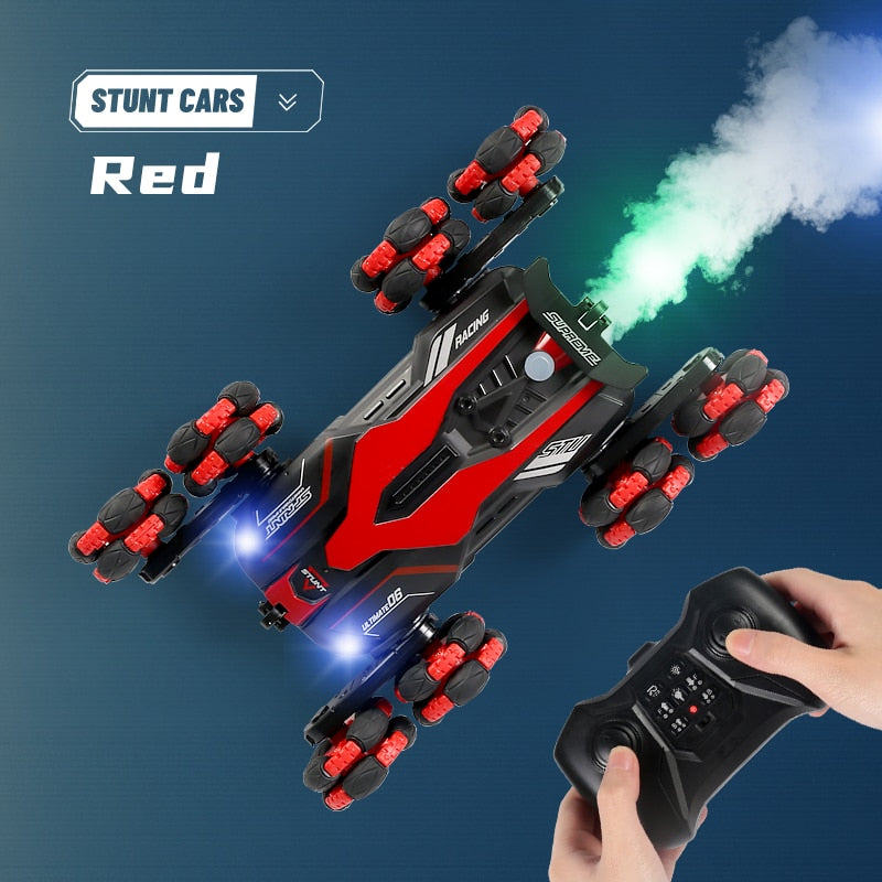 8 Wheels Spray Stunt Drift Remote Control Car RC13 YEECHOP