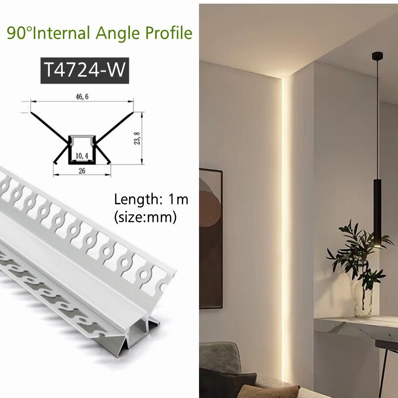 Recessed LED Aluminum Linear Trough LT60