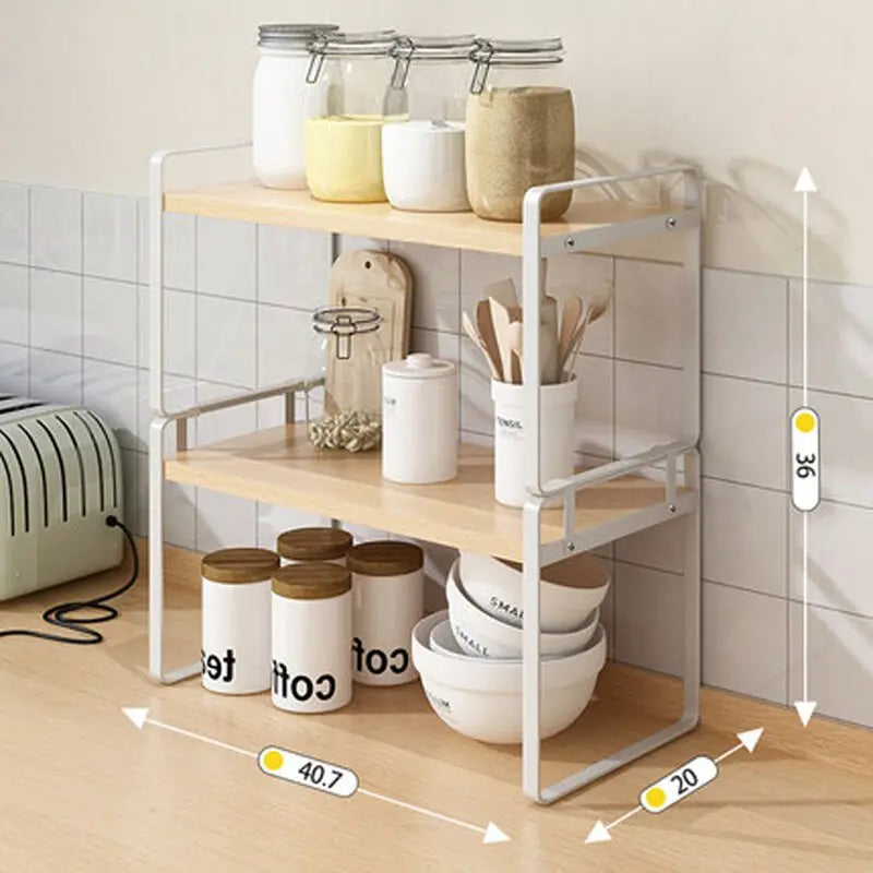 Simple Multi-layer Storage Shelves KT36 YEECHOP