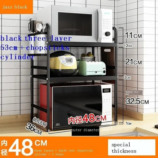 Stainless Steel Extendable Microwave Shelf KT23 YEECHOP