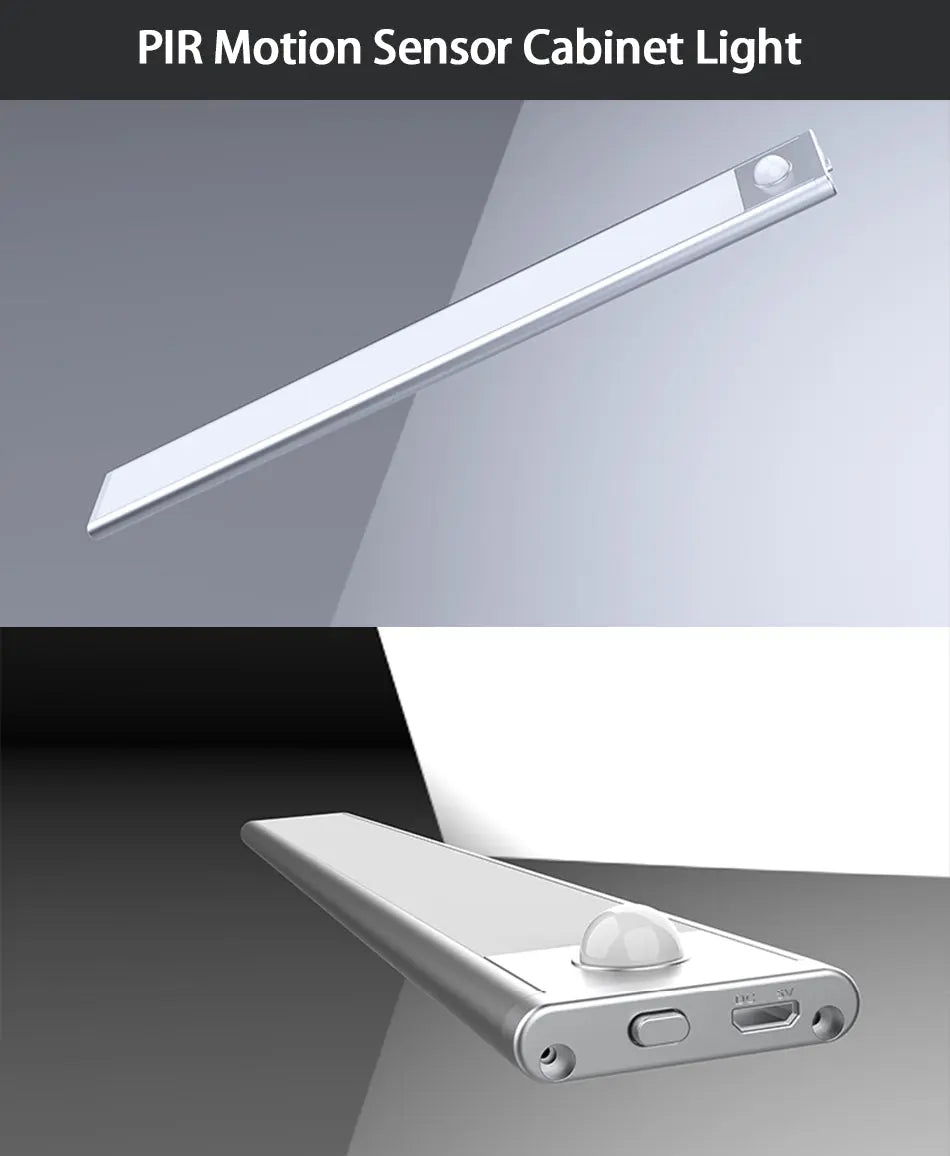 Micro Motion Sensor Light Ultra-thin LED Rechargeable Motion Sensor Light