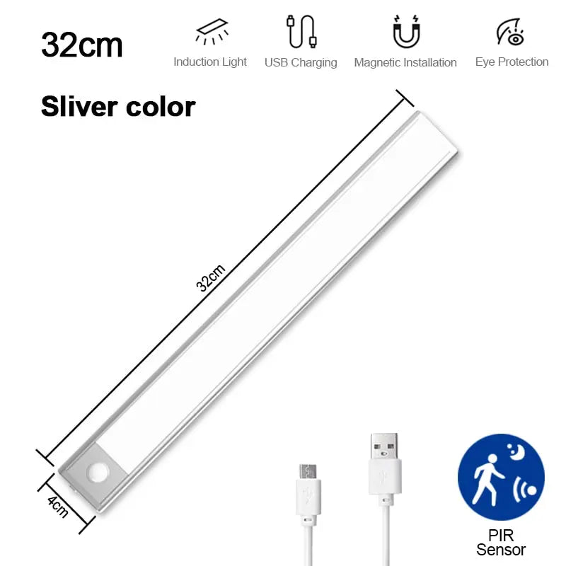 Ultra-thin LED Rechargeable Motion Sensor Light