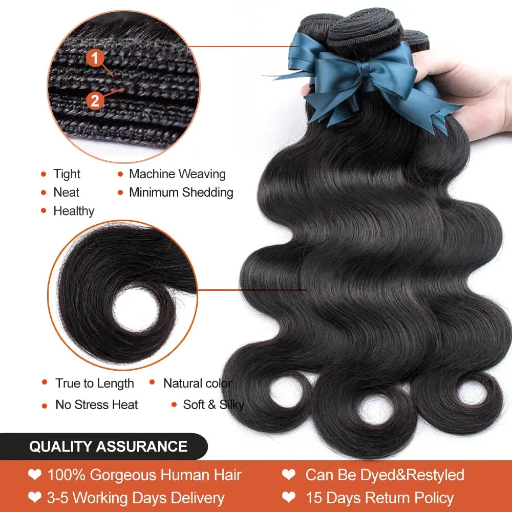 Wave Human Hair Bundles WG3 YEECHOP