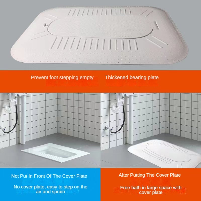 Squatting Toilet with Flip-up Cover BT59